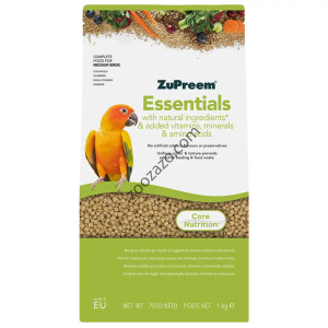 Натурални Гранули за средни Папагали, 1 кг. - ZuPreem Essentials Natural